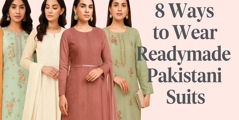 8 Ways to Wear Readymade Pakistani Suits