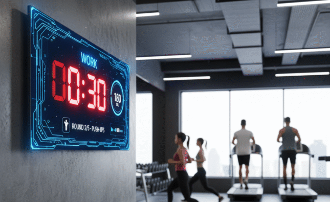 Why Your Workout Display Needs Integrated Gym Workout Timers