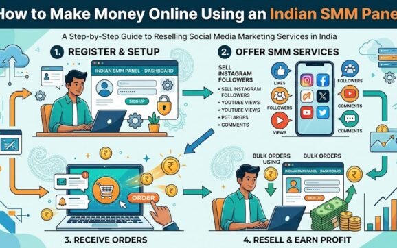 How to Make Money Online Using an Indian SMM Panel