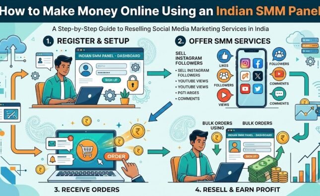 How to Make Money Online Using an Indian SMM Panel