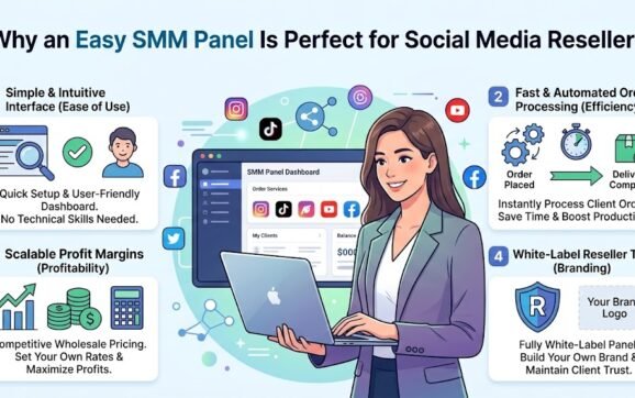 Why an Easy SMM Panel Is Perfect for Social Media Resellers