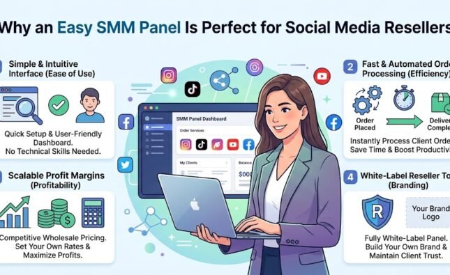 Why an Easy SMM Panel Is Perfect for Social Media Resellers