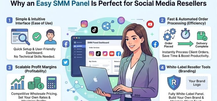 Why an Easy SMM Panel Is Perfect for Social Media Resellers
