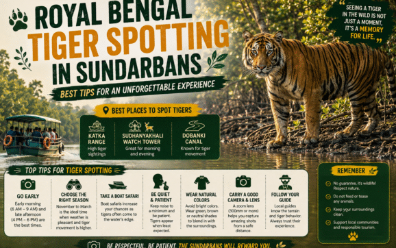 Royal Bengal Tiger Spotting in Sundarbans: Realistic Chances, Best Season & What Locals Won’t Tell You